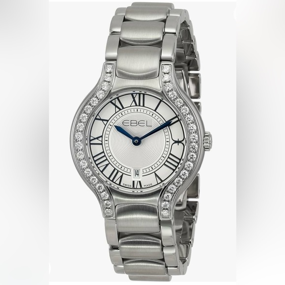 EBEL Women's 1216069 Beluga Stainless Steel Watch with Diamond Case